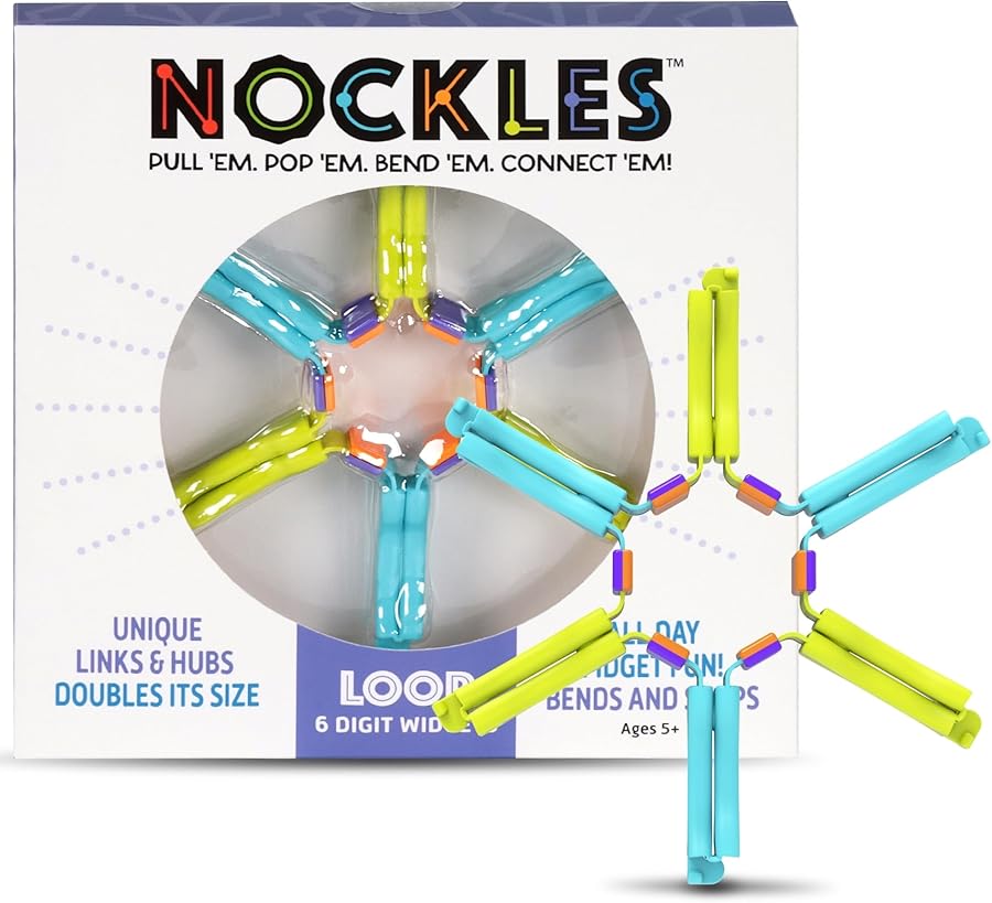 Nockles Tactile Fidget Toys Adults Explore Loop Durable Design